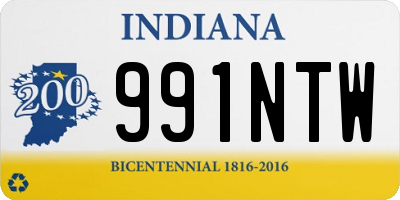 IN license plate 991NTW