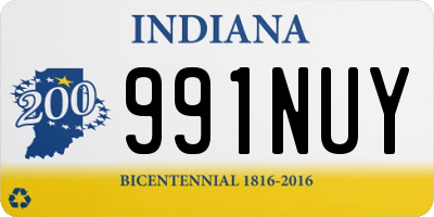 IN license plate 991NUY