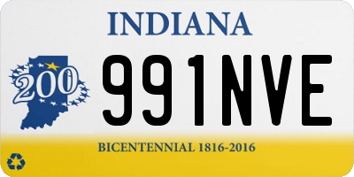 IN license plate 991NVE