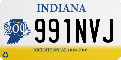 IN license plate 991NVJ