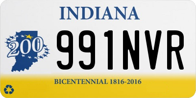 IN license plate 991NVR