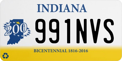 IN license plate 991NVS