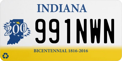 IN license plate 991NWN