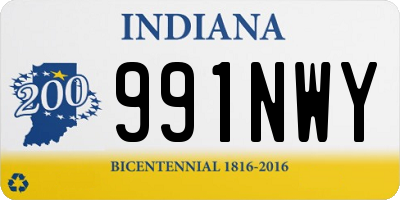 IN license plate 991NWY