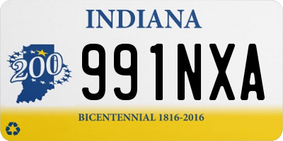 IN license plate 991NXA