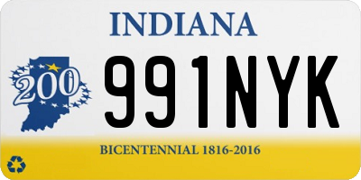 IN license plate 991NYK