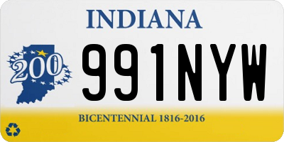 IN license plate 991NYW