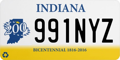 IN license plate 991NYZ