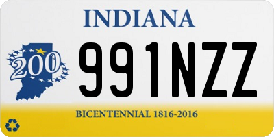 IN license plate 991NZZ