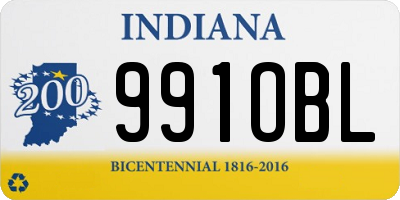 IN license plate 991OBL