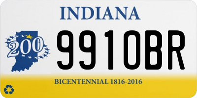 IN license plate 991OBR