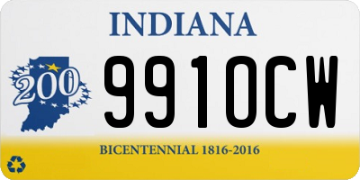 IN license plate 991OCW