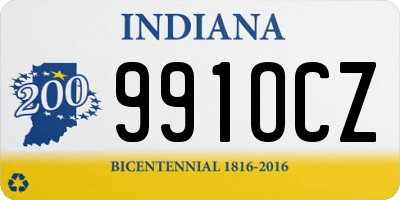 IN license plate 991OCZ