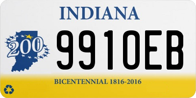 IN license plate 991OEB