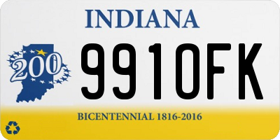 IN license plate 991OFK