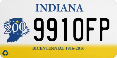 IN license plate 991OFP