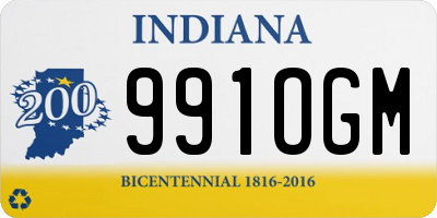 IN license plate 991OGM