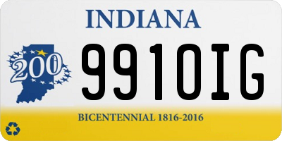IN license plate 991OIG