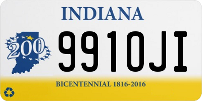 IN license plate 991OJI