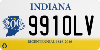 IN license plate 991OLV