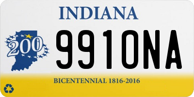 IN license plate 991ONA