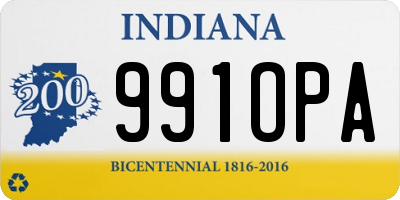 IN license plate 991OPA