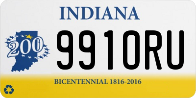 IN license plate 991ORU