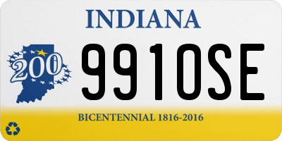 IN license plate 991OSE