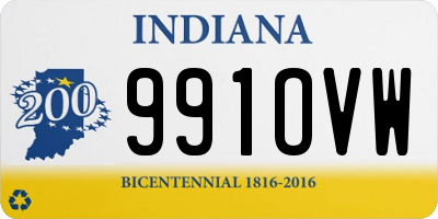 IN license plate 991OVW