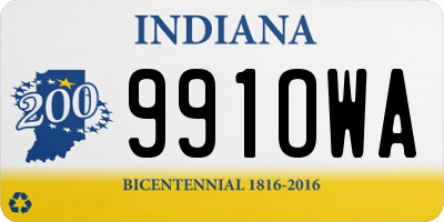 IN license plate 991OWA