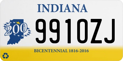 IN license plate 991OZJ