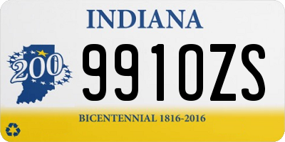 IN license plate 991OZS