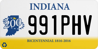 IN license plate 991PHV