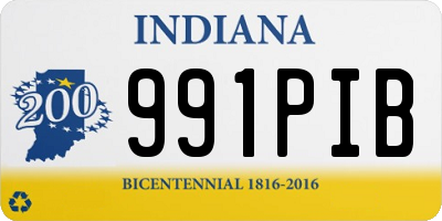 IN license plate 991PIB