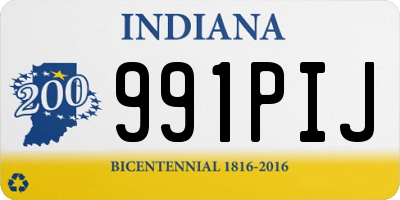 IN license plate 991PIJ