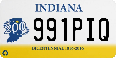 IN license plate 991PIQ