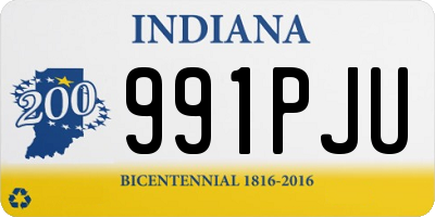 IN license plate 991PJU