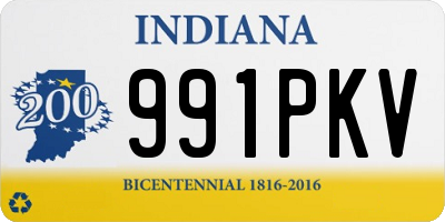 IN license plate 991PKV