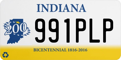 IN license plate 991PLP