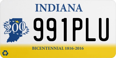 IN license plate 991PLU