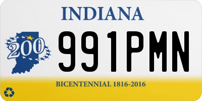 IN license plate 991PMN
