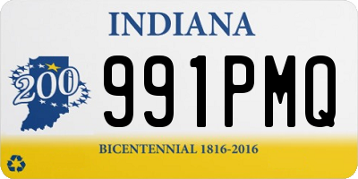 IN license plate 991PMQ