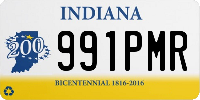 IN license plate 991PMR