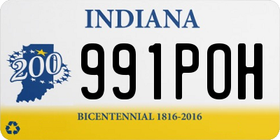 IN license plate 991POH