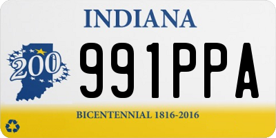 IN license plate 991PPA