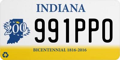 IN license plate 991PPO