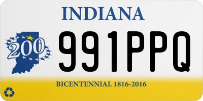 IN license plate 991PPQ