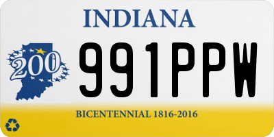 IN license plate 991PPW