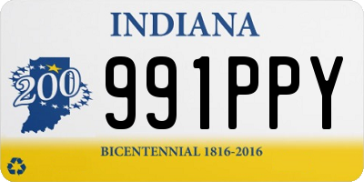 IN license plate 991PPY