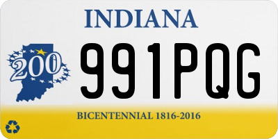 IN license plate 991PQG